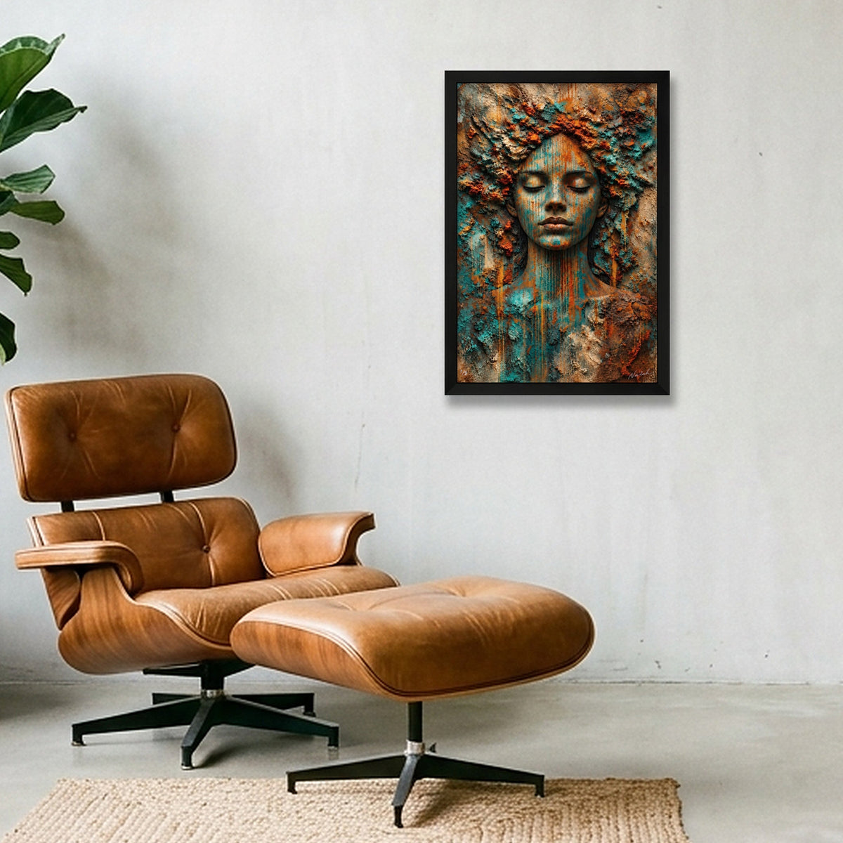 Terra Lace Soul — 30×45cm, 12×18" Black Frame