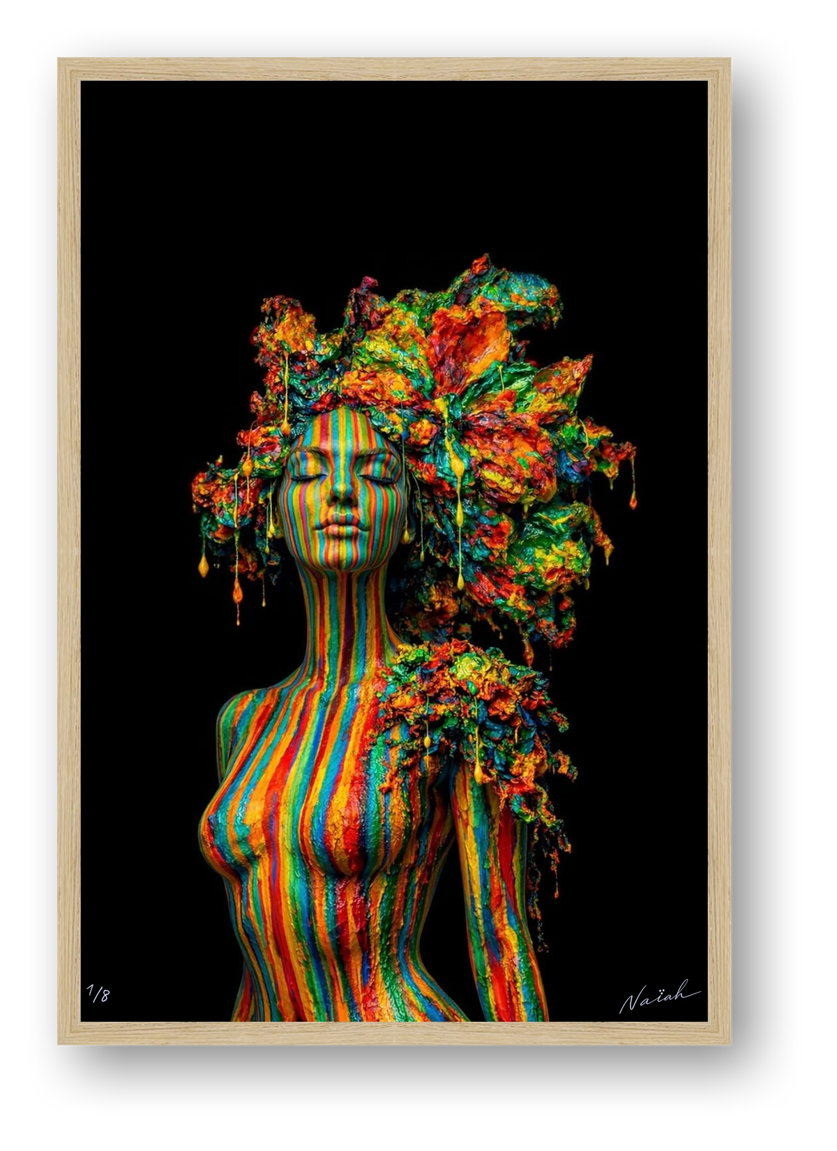 Emerging Body — framed